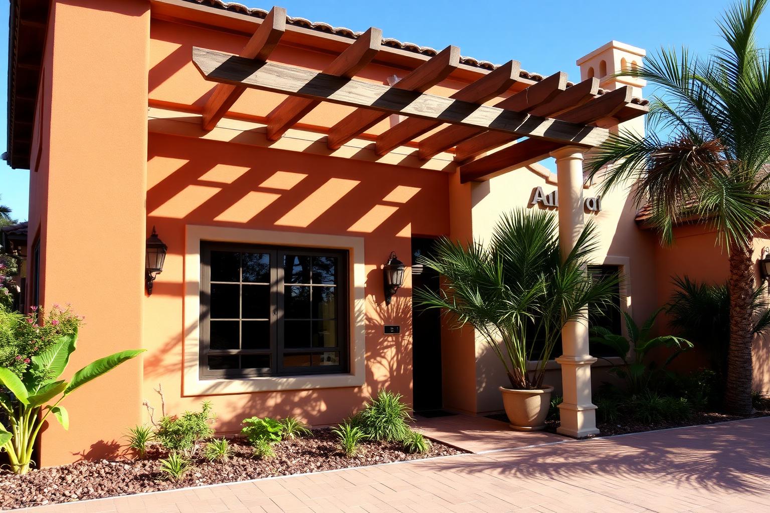 Fachada da Casa Toscana
